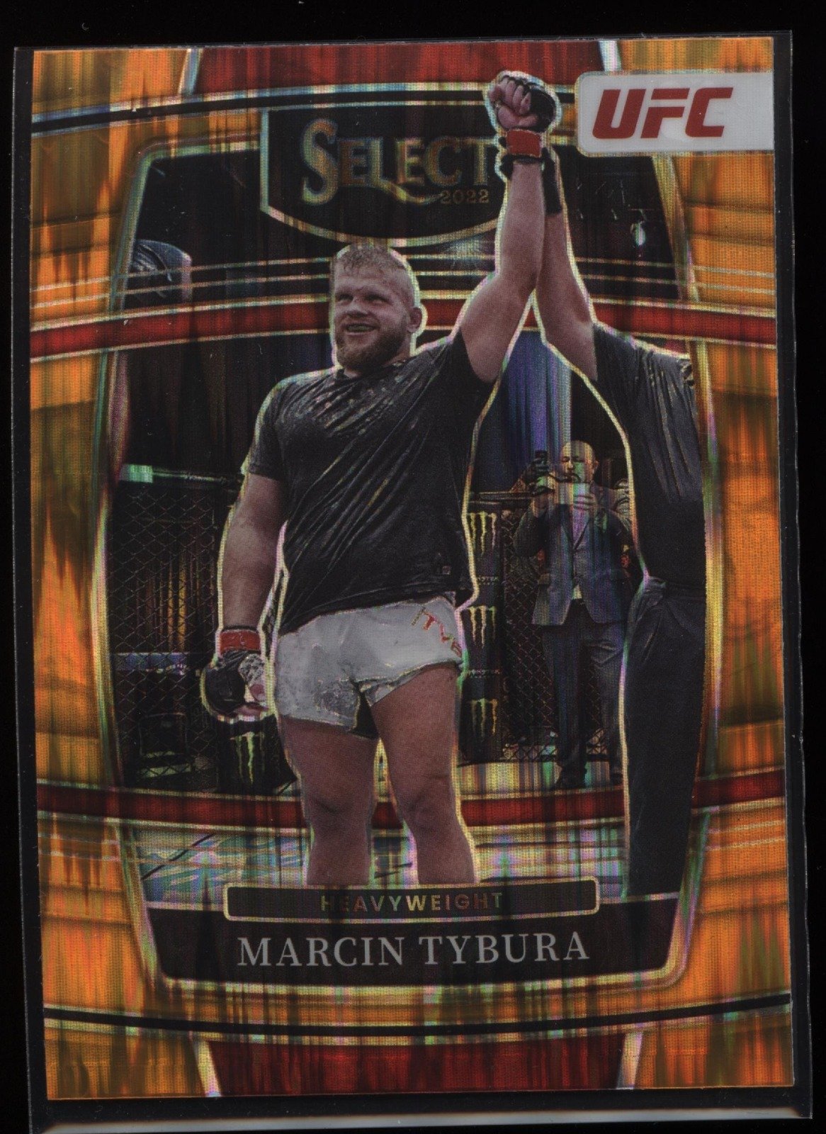 2022 Panini Select UFC Concourse Orange Flash Prizm #89 Marcin Tybura